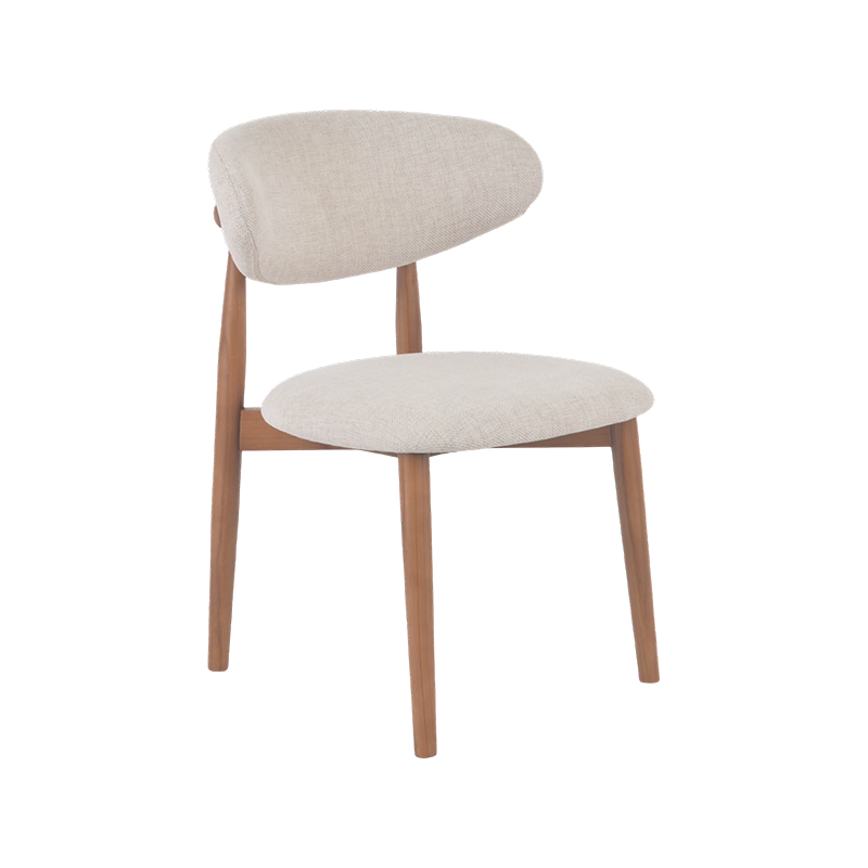 Mid-Century Modern Sculptural Wood Dining Chair