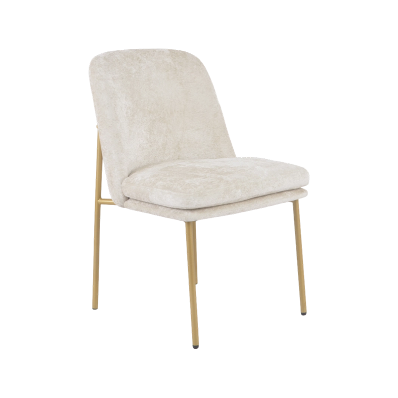 Luxe Velvet & Gold Dining Chair