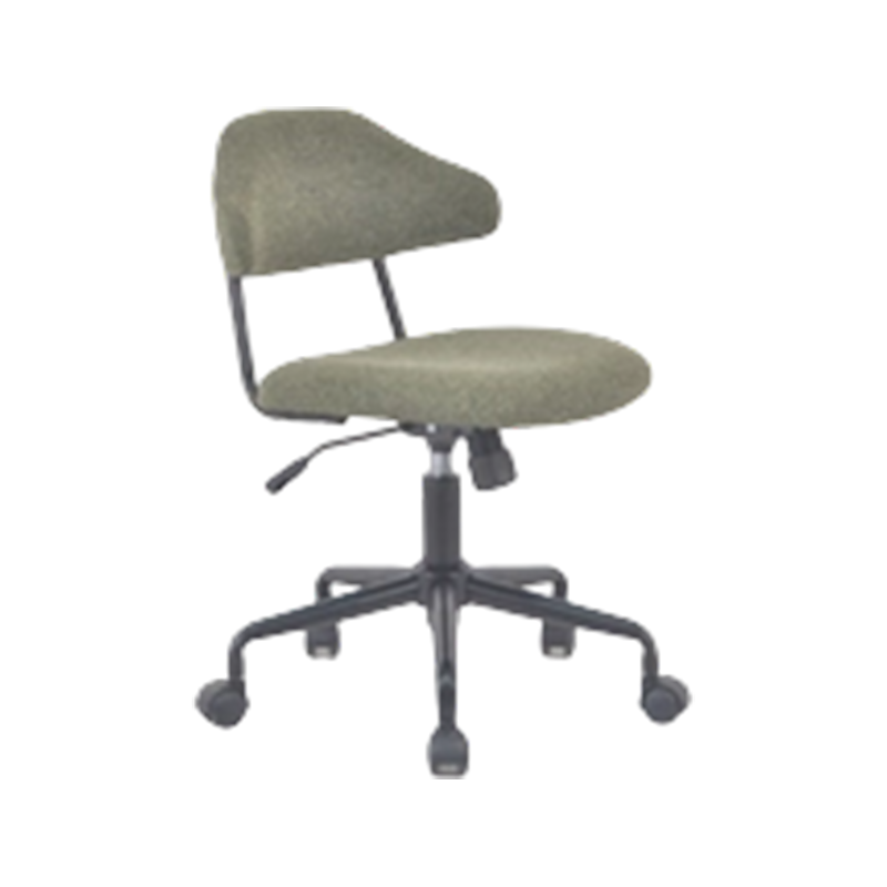 Slim-Profile Home Office Chair in Premium Woven Fabric With Steel Base
