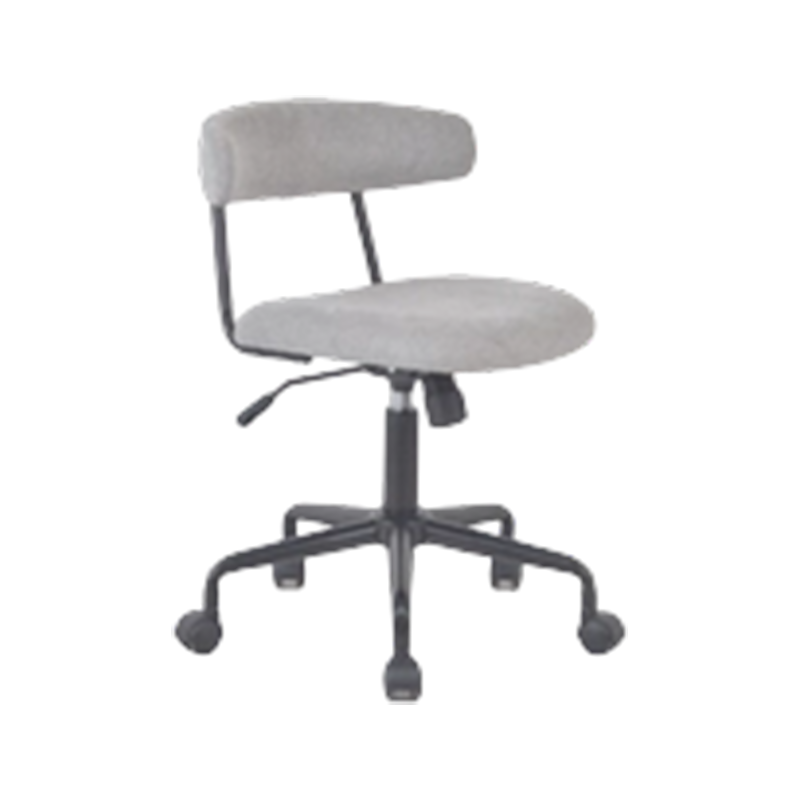 Compact Textured-Weave Home Desk Chair With Mini Butterfly Seat And Small Base